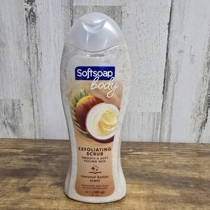 New Softsoap Body Exfoliating Scrub  Coconut Butter Scent 20 Fl OZ